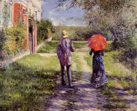 Gustave Caillebotte - Rising Road